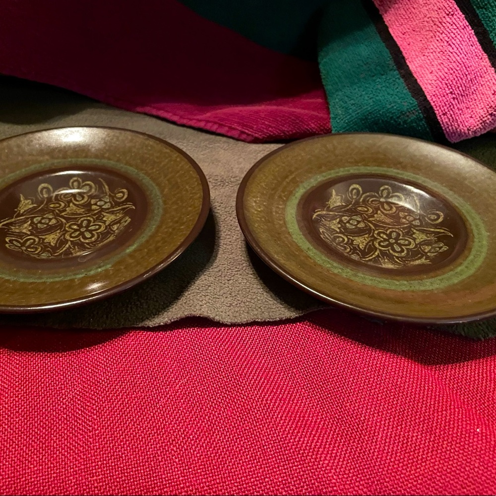 Vintage Franciscan Madeira Small Plates (2 Plates)